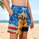 thumbnail image 4 of Odeerbi Boys Independence Day Swim Pantalones Patriotic Beach 2-In-1 Compression Liner Board Shorts Con Bolsillos, 4 of 9