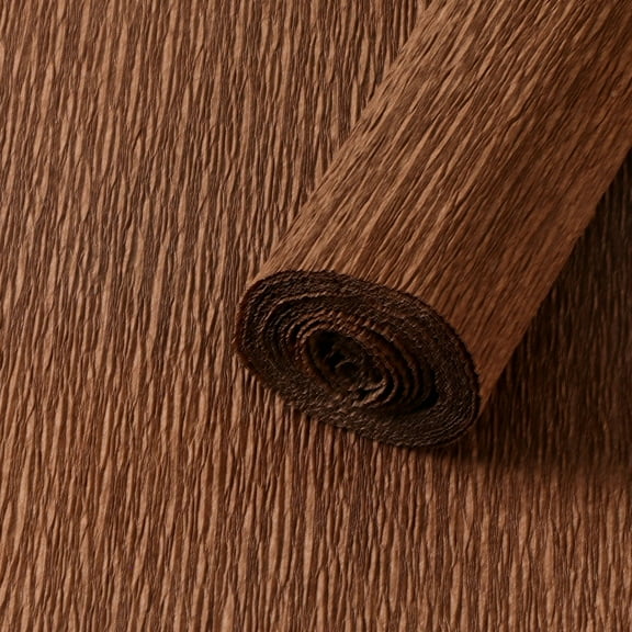 NAMZI 1 Roll Heavy Crepe Paper (19.7Inch Width x 8.2Ft Length), Color for Wedding/Birthday Decor & Handmade Crafts, Coffee