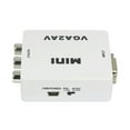 thumbnail image 3 of Adaptateur Mini VGA vers AV RCA 1080P PC vers TV PAL NTSC (Blanc), 3 of 5