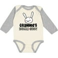 thumbnail image 3 of Inktastic Grammie Snuggle Bunny Easter Boys or Girls Long Sleeve Baby Bodysuit, 3 of 5