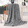 thumbnail image 2 of Black Leopard Print Blanket,Comfortable Soft Lamb Wool Throw Blanket,All Season,Warm Lightweight Blankets for Sofa Bed Couch Living Room Chair,40"x50", 2 of 4
