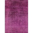 thumbnail image 1 of Ahgly Company Indoor Rectangle Mid-Century Modern Violet Red Pink Oriental Area Rugs, 4' x 6', 1 of 6