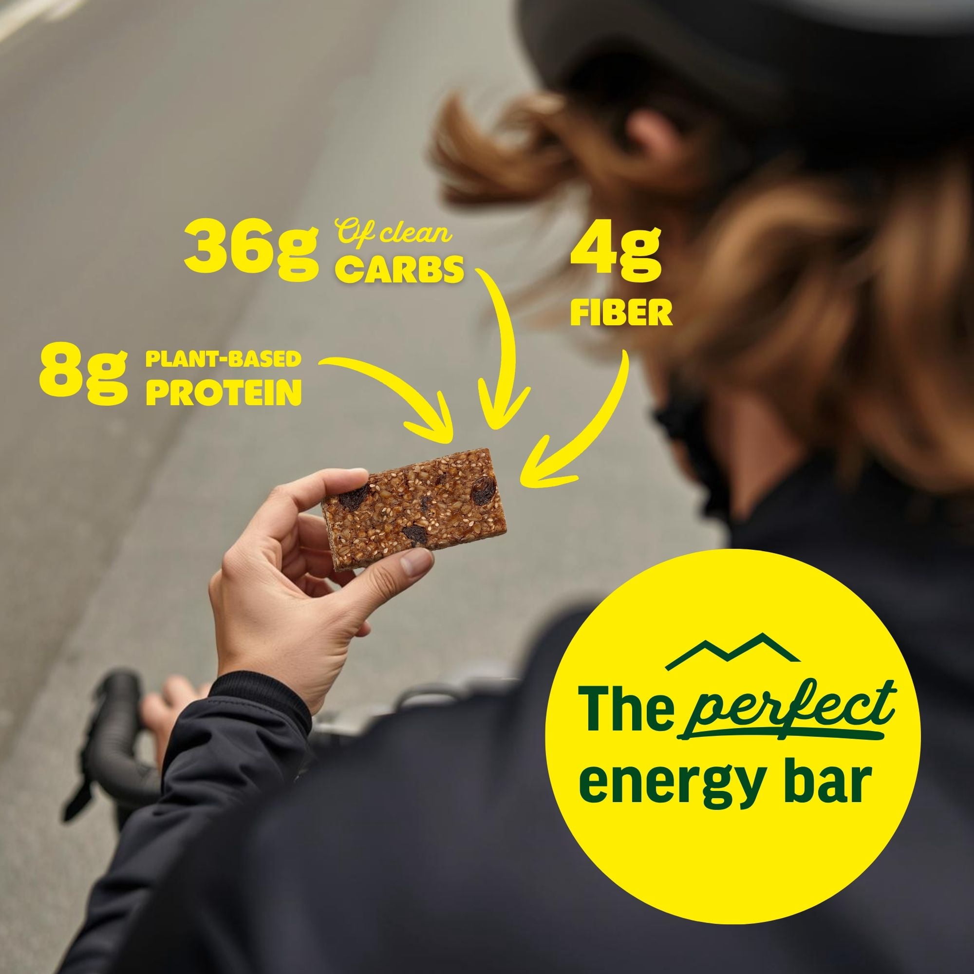 Kate’s Real Food Organic Granola Peanut Butter Hemp & Flax All Natural Energy Bars - Non GMO, Soy Free, Whole Grain, and Made with Gluten Free Oats - 12 count