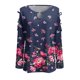 thumbnail image 4 of Camiseta de manga larga suelta con cuello redondo y estampado informal a la moda para mujer Fridja  bvmnju277, 4 of 4