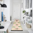 thumbnail image 4 of Yayeee Runner Rug for Bedroom 2'x6' Machine Washable Hallway Non Slip Mat, Retro Pink Stars, 4 of 8