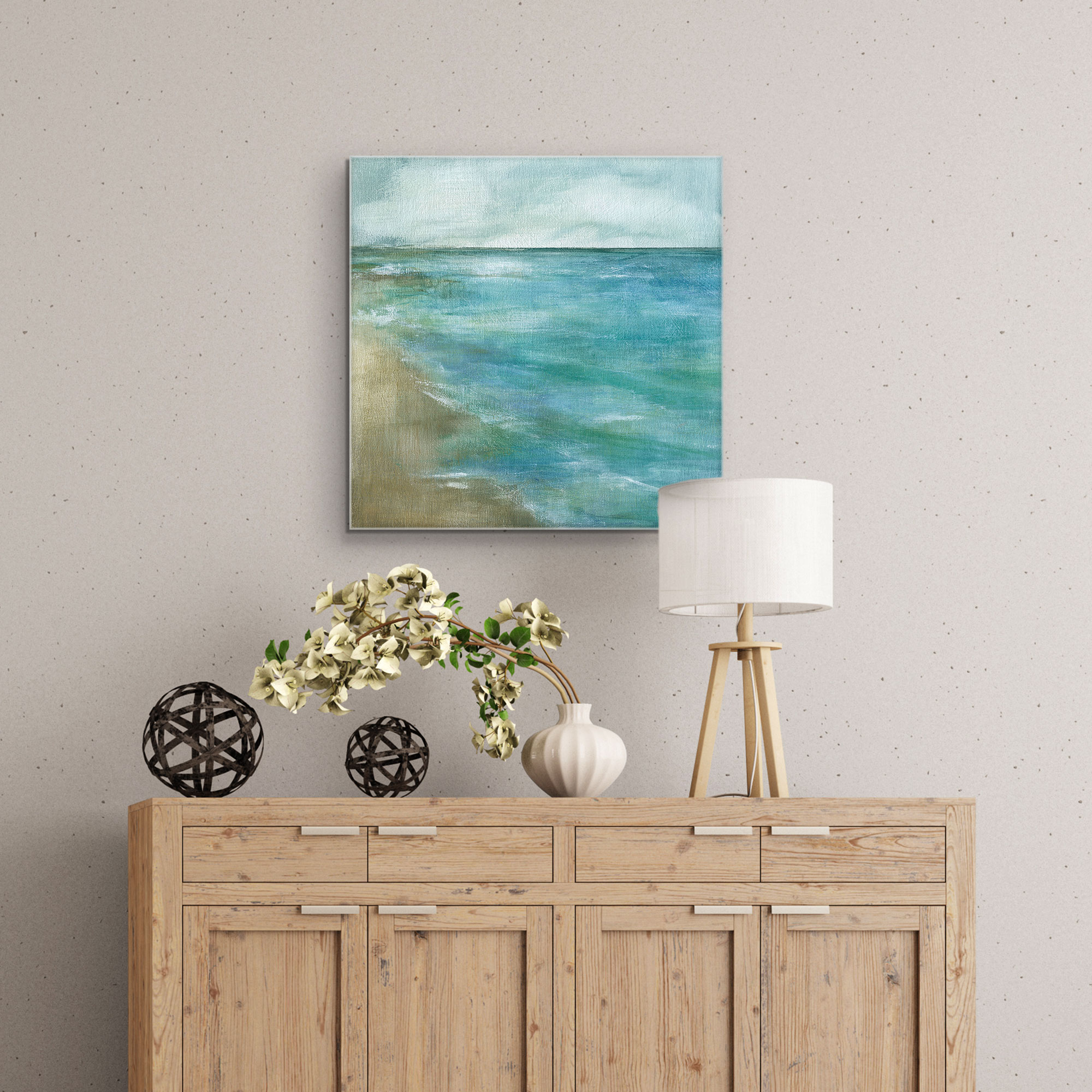 Gentle Tides by Carol Robinson Wrapped Canvas Painting Art Print