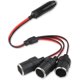 thumbnail image 1 of HAYAN 11.81 Inch Car Cigarette Lighter Splitter with 20A Fuse,1 to 3 Car Charger Splitter,Universal Power Adapter 12V Cigarette Lighter Socket for Car,Truck,SUV (1 to 3), 1 of 1