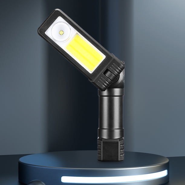 Ligera LED portátil USB USB Lámpara de inspección magnética recargable Linterera de campamento giratorio para la reparación del automóvil