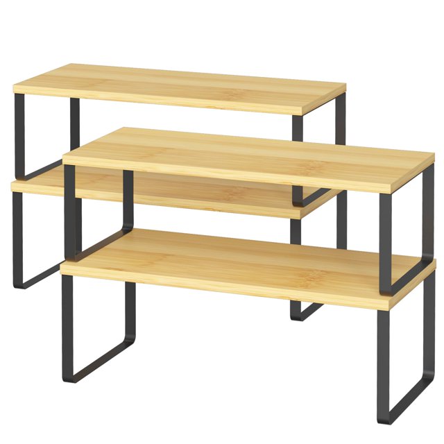 Shelf Organizer NEX, armario de cocina y encimera, juego de 4