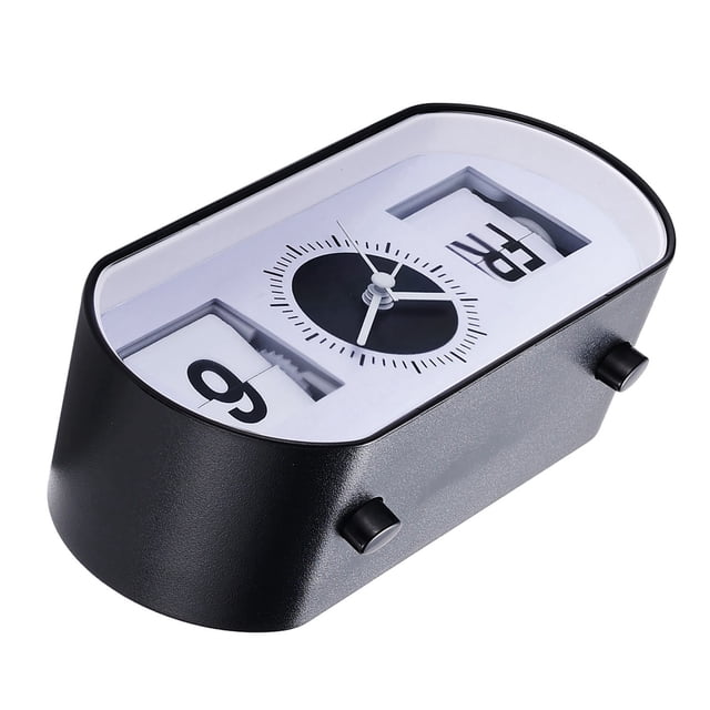 Reloj despertador Jadeshay tapa manual moderno PVC