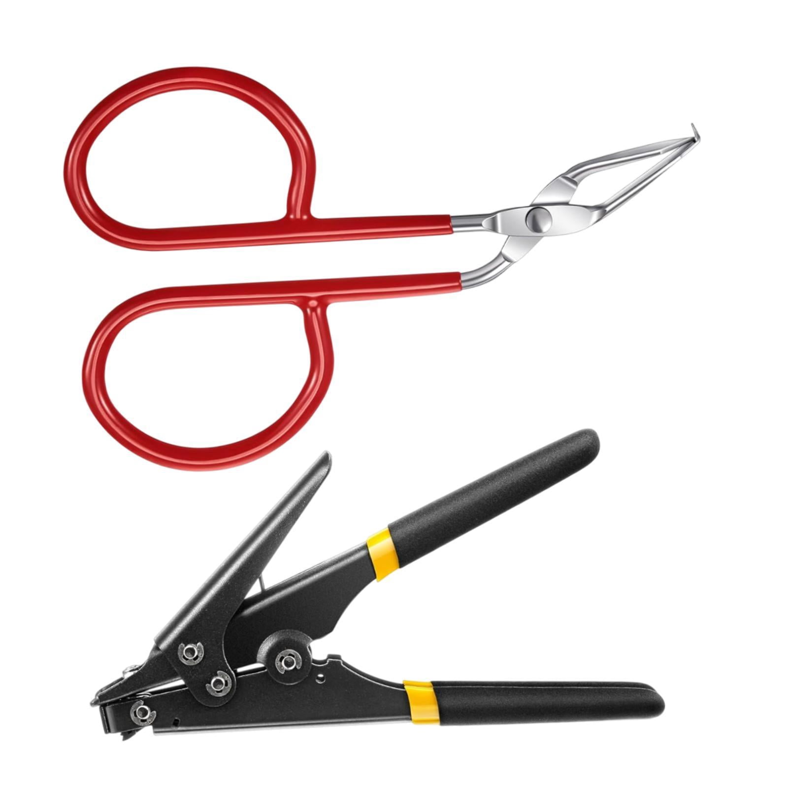 koolsoo 2 Pieces Zip Tie Cutter Cable Tie Opener Efficient Hand Tool Multifunctional for DIY Enthusiasts Portable Cable Tie Tools Set