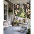thumbnail image 4 of nqOlkjepod Outdoor Curtains for Patio Waterproof, Vintage Flower Outdoor Privacy Panels Grommet, Colorful Garden Floral Botanicals Blossom Blackout Outside Curtains for Porch/Cabana 54"x84", 1 Panel, 4 of 8