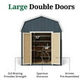 thumbnail image 5 of Little Cottage Co. 8x12 Value Gambrel Barn with 6 ft. Sidewalls, Outdoor Wood Storage Shed Do-It-Yourself Precut Kit, 5 of 13