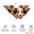 thumbnail image 2 of Pixel Dog Pack of Two Breathable Chiffon Yarn Dog Bandanas - Translucent Pet Collars for Small & Large Dogs - 16x16x22.8in & 20.9x20.9x30in Sizes, 2 of 5