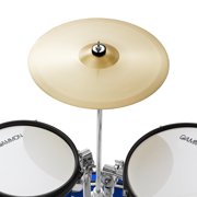 Gammon Percussion 5pc Junior Drum Set - Beginner Kit with Stool & Stands - Blue