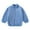 Blue, variant on PINQI Baby Loose Outwear Little/big Kids Boys and Girls Solid Color Zipper Long Sleeve Short Collar Winter Warm Coat Daily Lightweight Jackets