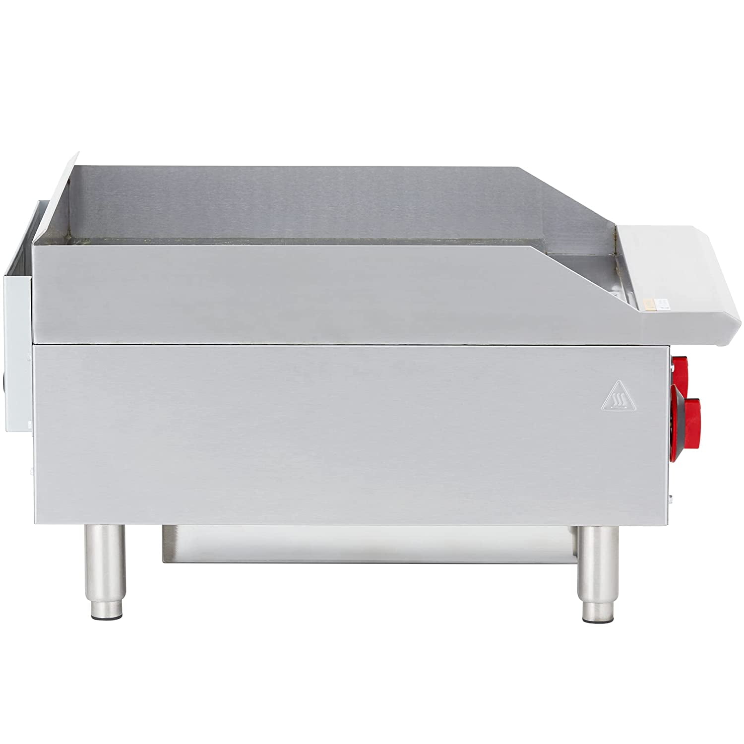 Iron Range IRMG-24 24" x 21" Countertop Commercial Gas Commercial Griddle With Manual Control And Two Burners, 60,000 BTU, ETL Listed