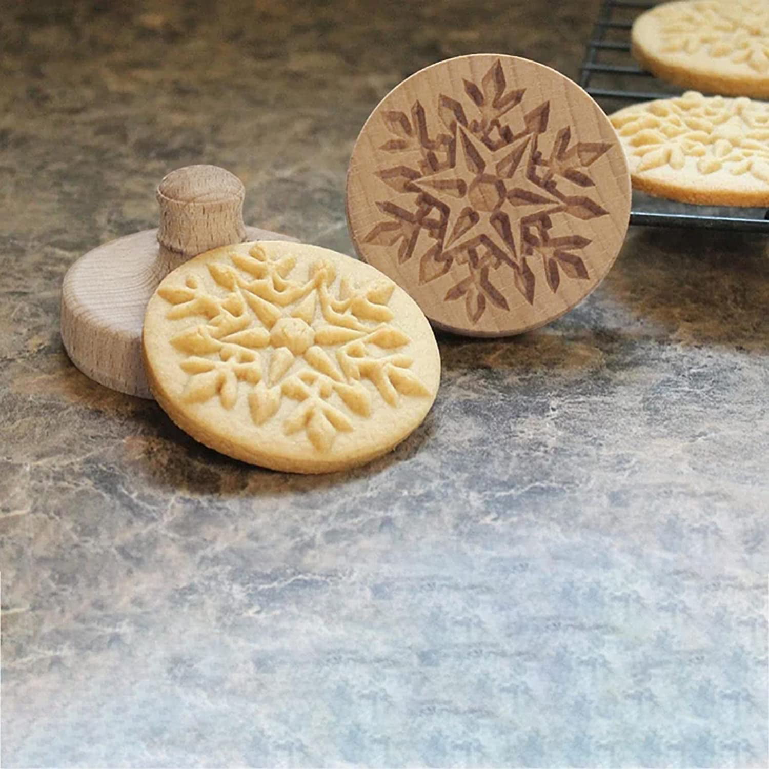 Cookie Embossing Stamp Molds Stamped and Postmarked Biscuits Molds ...