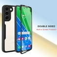 thumbnail image 2 of for Samsung Galaxy S23+ Plus (Not S23) Clear Case with Screen Protector, Slim Shockproof Soft TPU Bumper Full Body Protection Phone Cover Case for Samsung Galaxy S23 Plus QC Green, 2 of 10