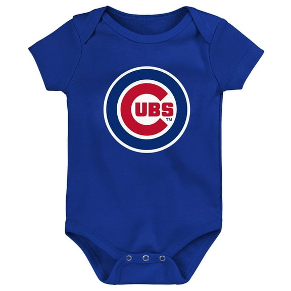 Newborn & Infant Outerstuff  Royal Chicago Cubs Primary Team Logo Bodysuit