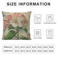 thumbnail image 5 of Nawypu  Pink Hydrangea Throw Pillow Cover Bouquet Floral Elegant Botanical Bunch Flower Leaf Bloom Plant Pillow Case  Decorative Men Women Boy Girl Room Cushion Cover for Home Couch Bed, 5 of 5