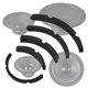 thumbnail image 1 of Almohadillas de espuma para altavoces woofer de 4/5/65/8/10/12/15/18 pulgadas, junta de 4 y 8 orificios, accesorios para reparación de altavoces, carcasa de altavoz de esponja para bricolaje, 1 of 5
