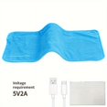 thumbnail image 1 of SNNROO 1pc CozyCare USB Powered Electric Heating Pad  Contemporary Knitted Polyester  Multipurpose All-Season Warmth for Waist  Back  Neck  Shoulders  Machine Washable  No Battery Require, 1 of 7