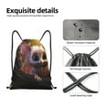 thumbnail image 4 of Gaeub Adorable Fluffy Bat Drawstring Backpack Bag Sport Gym Sackpack Heavy Duty String Backpack for Men Women-Medium, 4 of 6