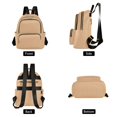 thumbnail image 2 of JIALIOU Mini Backpack Purse for Women Quilted Casual Daypack Small Travel Shoulder Bag, Light Warm Brown, 2 of 7