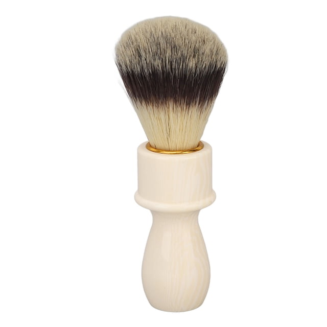 Brocha de afeitar para hombre, para peluquería doméstica, ergonómica, con mango de resina, para el cuidado facial