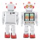 thumbnail image 1 of Robot De Juguete De Hojalata De Metal Para Caminar, Figuras Giratorias Eléctricas Con Rotacia De 360 ​​Grados, Modelo Para Colecció, Navidad, Fiesta, 1 of 7
