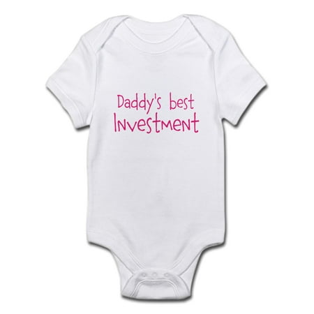 

CafePress - Daddys Best Investment Body Suit - Baby Light Bodysuit