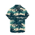 thumbnail image 2 of Njoeus Hawaiian Shirt For Men Funny Tshirts Mens Hawaiian Shirts Palm Tree Floral Short Sleeve Button Up Shirts Men Big & Tall Casual Summer Beach Shirts Mens Clothing S-5Xl Mens Summer Shirts Summer, 2 of 5