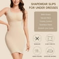 thumbnail image 3 of MANIFIQUE Women's Dress Tummy Control Shapewear Slip Square Neck Seamless 360° Smoothing Sli, 3 of 6