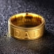 thumbnail image 4 of Anillo de moda con letras para papá, anillo de acero de titanio para hombre, anillo de joyería, 1 pieza Wmkox8yi  sjalhkljlk1673, 4 of 8