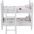 thumbnail image 1 of 1:12 Doll Bunk Bed, Mini Doll Bunk Bed Furniture Scene Prop Accessories (ometric Pattern), 1 of 4