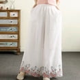 thumbnail image 2 of Danhjin Wide Leg Pants for Women Baggy Flowy Casual High Elastic Waist Pants Fall Winter Fashion Loose Vacation Comfy Trousers, 2 of 6