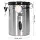 thumbnail image 5 of Accesorio Recipiente Para Granos De Café Con Válvula De Escape Recipiente Para Almacenamiento De Hojas De Té Para Uso En La Cocina Cuchara Plateada 1,8 L Lleno 750 G De Granos, 5 of 7
