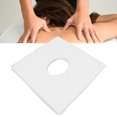 thumbnail image 4 of Face Rest Cover Disposable Face Rest Cover Massage Bed Face Rest Cover Disposable Pillow Cover 100Pcs Face Rest Cover Hole Design  Water Absorption Breathable Disposable Headrest, 4 of 8