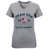 Team USA Women's 2016 Olympics Very Official Tri-Blend V-Neck T-Shirt - Gray