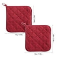 thumbnail image 1 of Oleegame 2PC Pot Holders Heat Kitchen Oven Towel Pot Holder For Cooking,Baking With Gray, 1 of 2