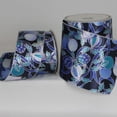 thumbnail image 2 of The Ribbon People Navy Blue and Silver Ornaments Christmas Wired Craft Ribbon 6" x 20 Yards, 2 of 2