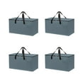 thumbnail image 2 of Vacemry Under $5 Large Capacity Storage Bags, 4-Pack Foldable Moving Totes for Clothes, Portable Household Organization with Carry Handles, Durable Construction for Repeated Use, 2 of 6