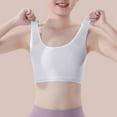 thumbnail image 5 of dazeni 10-16 Years Girls Sports Bras Comfortable Wireless Training Bras Ribbed Girls Padded First Bras U Neck Cropped Tank Tops for Teen, 5 of 5