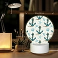 thumbnail image 6 of Naloa Anchors And Shells Acrylic LED Night Light Custom LED Lights Personalized Nightlight Customized Gifts for Family Couples Friends, 6 of 9