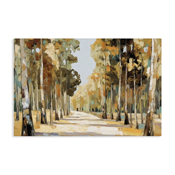 Stupell Industries Modern Impressionist Fall Forest Canvas Wall Art, design by Gina Kelly