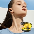 thumbnail image 2 of Kyusrd Bluetooth Headphones Touches LED Digital Display Screen 5.3 Bluetooth Chip Type-c Fast Charging Intelligent Noise Reduction Low Latency, 2 of 7