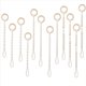 thumbnail image 1 of 12 Piezas Conectables Macramé Colgador de Plantas Extensor Soportes para Macetas Extensor Macramé Soporte para Plantas Colgante Tejido Hecho una Mano, 1 of 5