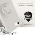 thumbnail image 5 of Compatible with iPhone SE 2022 Case 4.7inch,iPhone SE3 Case,iPhone SE 2020 Case/iPhone 8 Case with Ring Kickstand | Microfiber Lining | Shockproof Stand Case for iPhone 7/8/SE2/SE3 - Stone, 5 of 14