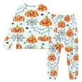 thumbnail image 4 of RMGVDSD Womens Pajama Sets Halloween Print Ladies Pajamas Long Sleeve Top and Long Pants Cozy Sleepwear 2 Piece Loungewear Nightwear Fall Outfits, 4 of 4